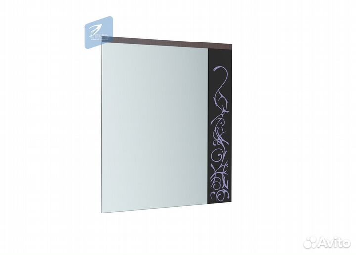 Юнона-2 Зеркало навесное декор. Венге