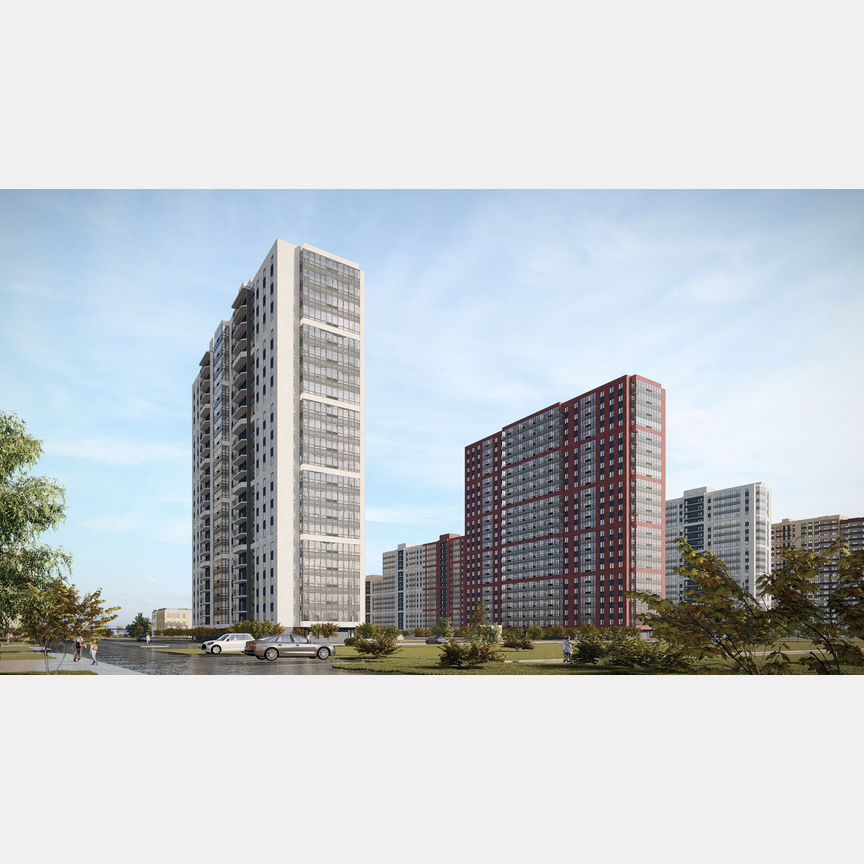 1-к. квартира, 31,5 м², 2/22 эт.