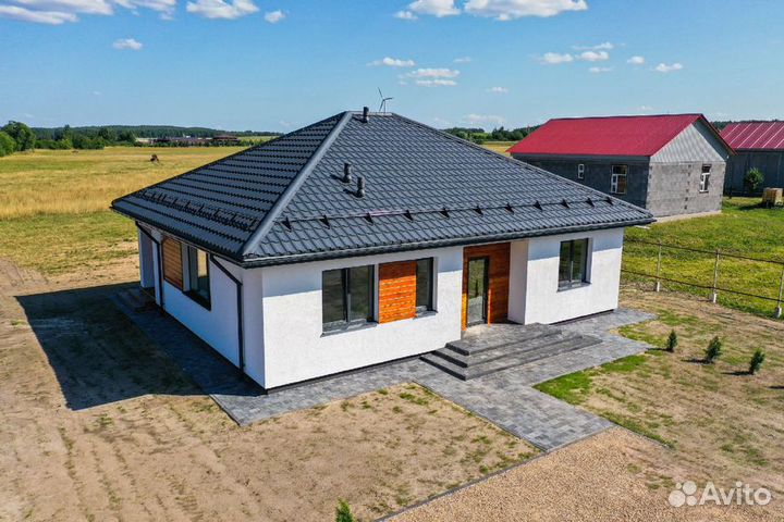 Готовый проект дома на 100м2, смета 2024г