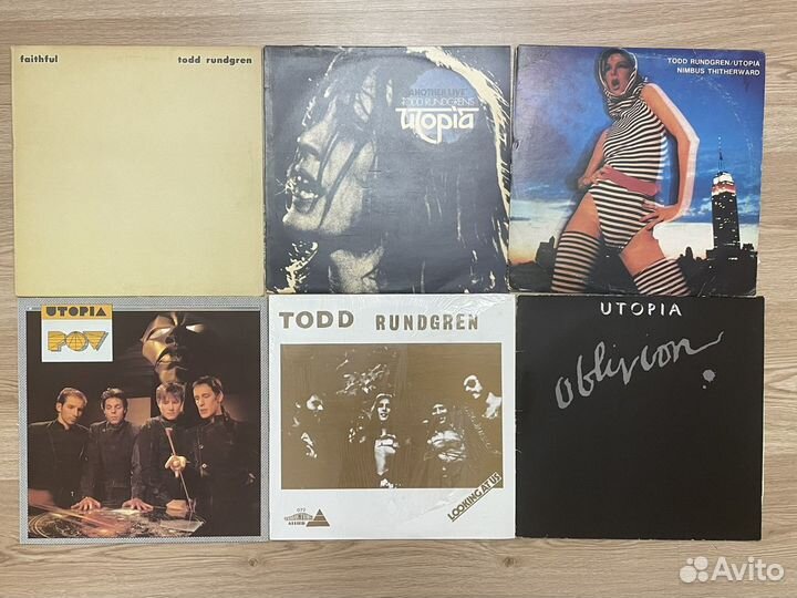 Todd Rundgren / Rock Utopia lp UK USA Germany