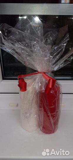 Свечи, набор из трех больших свечей