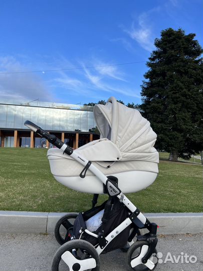 Коляска 3 в 1 экокожа