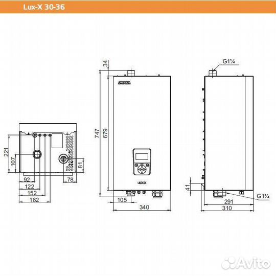 Электрокотел Zota LUX-X 30