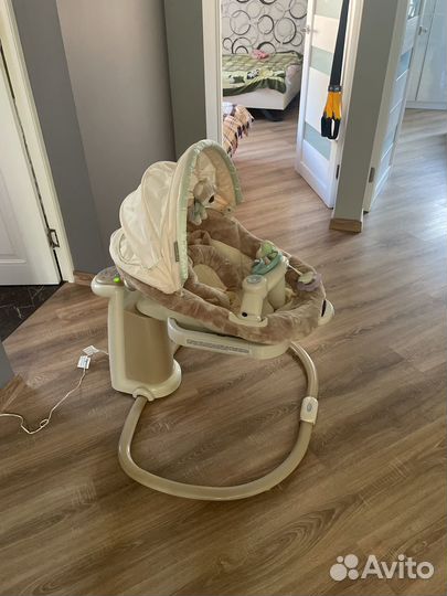 Электронные качели graco шезлонг