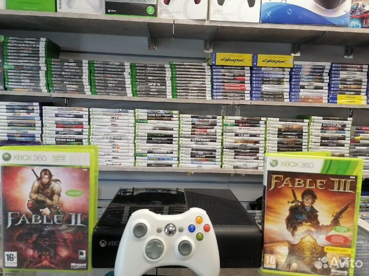 Xbox 360 4gb + Fable 2-3