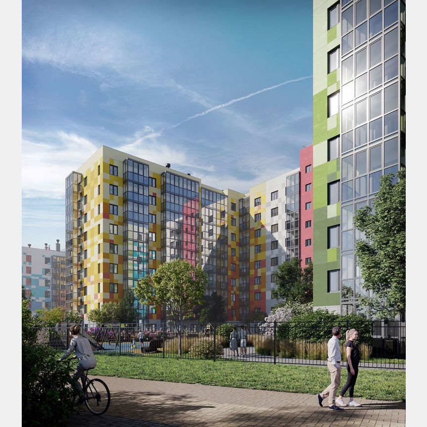 2-к. квартира, 52,4 м², 1/9 эт.