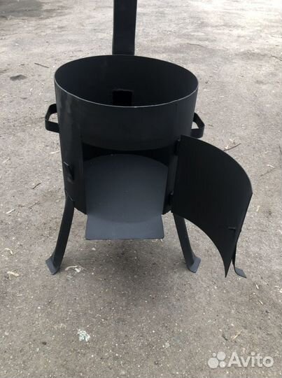 Печь для казана 16 литров с трубой