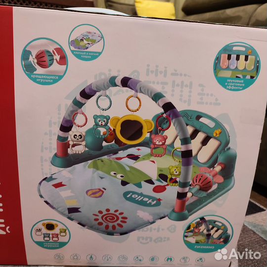 Развивающий коврик новый