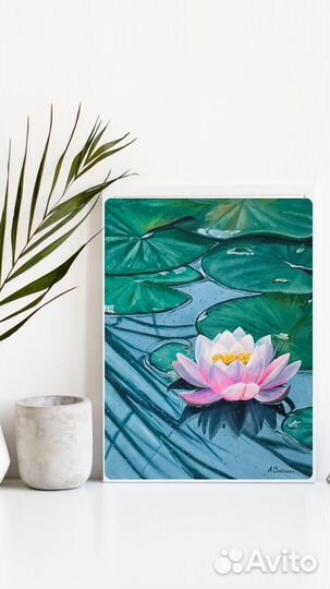 Картина интерьерная лотос