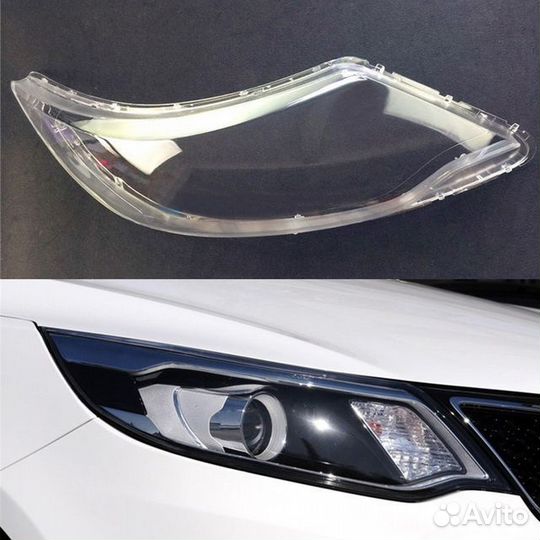 Стëкла фар KIA Rio 3 рестайлинг 2015 - 2017