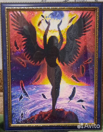 Алмазная вышивка готовая работа