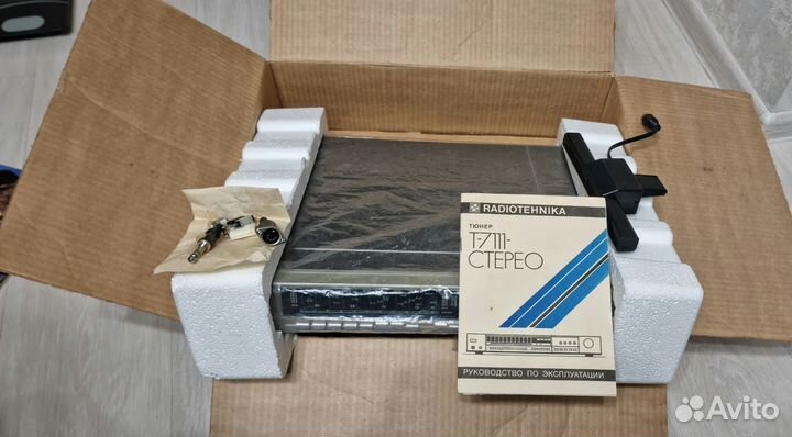 Radiotehnika T-7111 тюнер новый в коробке СССР