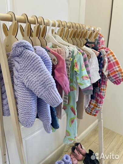 Вещи пакетом на девочку 62 68 74 80