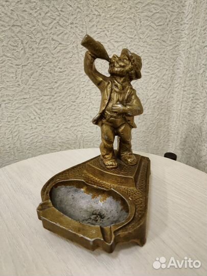 Статуэтка Пьяница,пепельница СССР