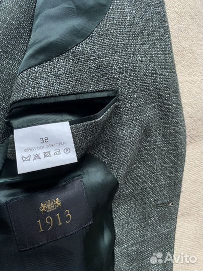 44/172 Пиджак 1913 шерсть/лён