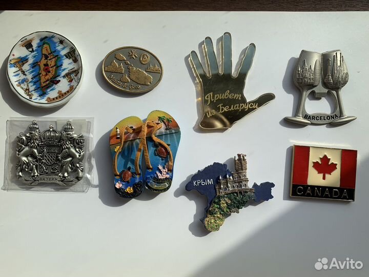 Магниты на холодильник 55 штук