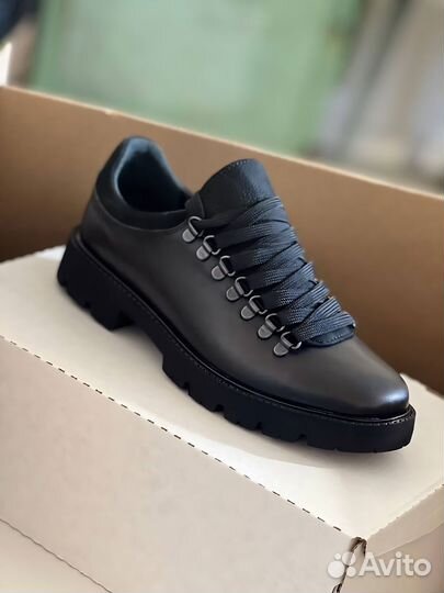 Полуботинки мужские кожаные