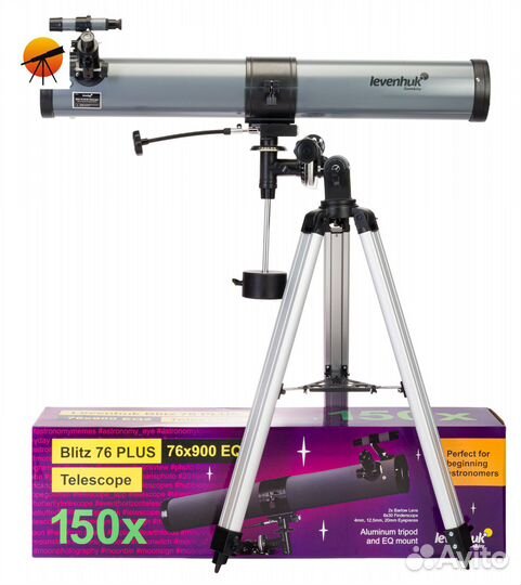 Телескоп Levenhuk Blitz76 plus Рефлектор Арт.77104