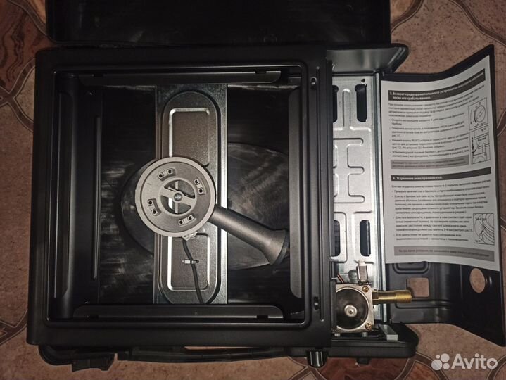 Плита газовая походная (новая) + газовый баллон