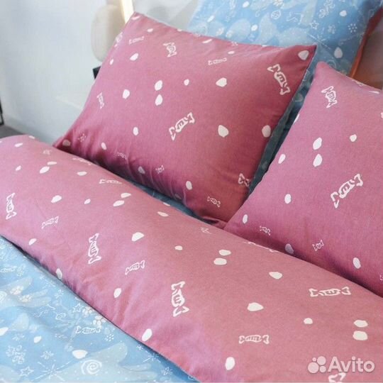 Кпб Евро Ума 200х220, 240х260, 50х70 2шт, фланель