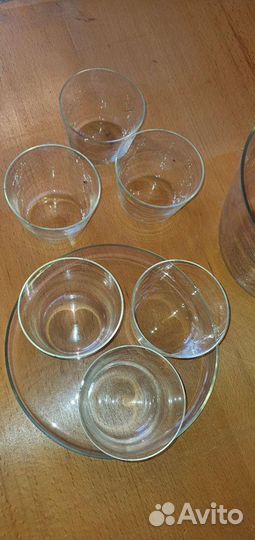 Крюшонница стеклянная, времен СССР