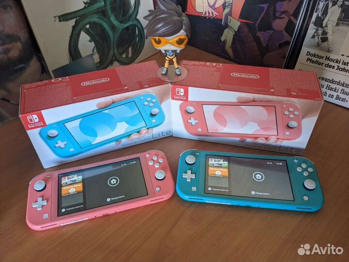 Nintendo switch lite прошитая picofly 32 + 128 Gb
