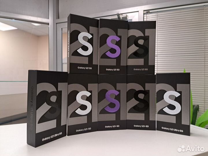 Коробки Samsung S21/S21+/S21 Ultra