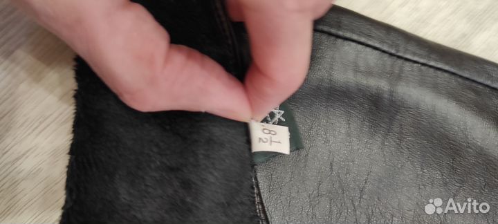 Перчатки женские кожаные