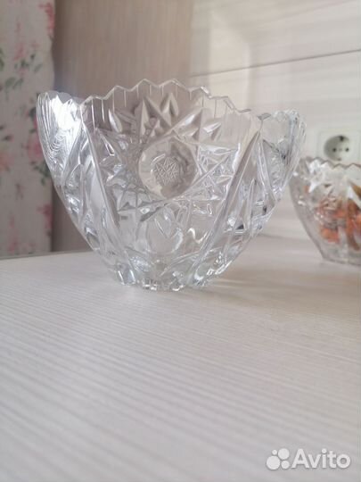 Ваза хрустальная