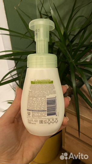 Мусс для умывания dove для жирной и комби кожи