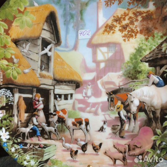 Антиквариат из Европы.Коллекционная тарелка.Англия