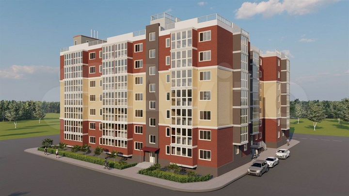 1-к. квартира, 35 м², 3/7 эт.