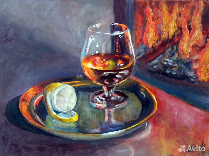 Картина маслом на холсте Натюрморт