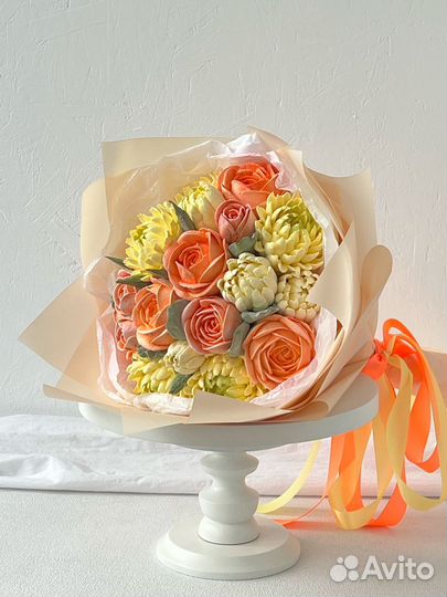 Букет из зефира,вау зефир,букет в коробке