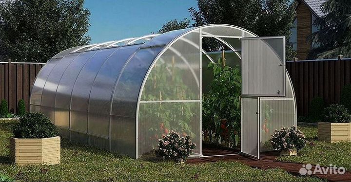 Теплица из поликарбоната арочная