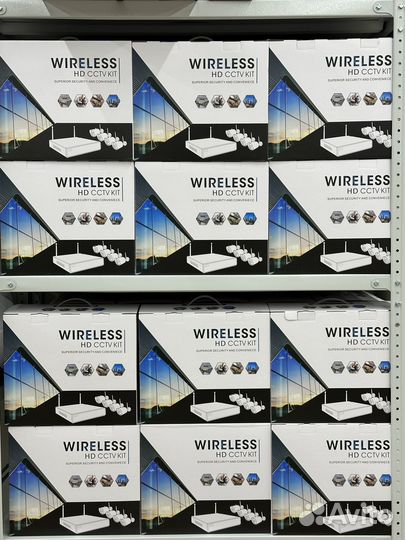 Беспроводной комплект видеонаблюдения 2 камеры