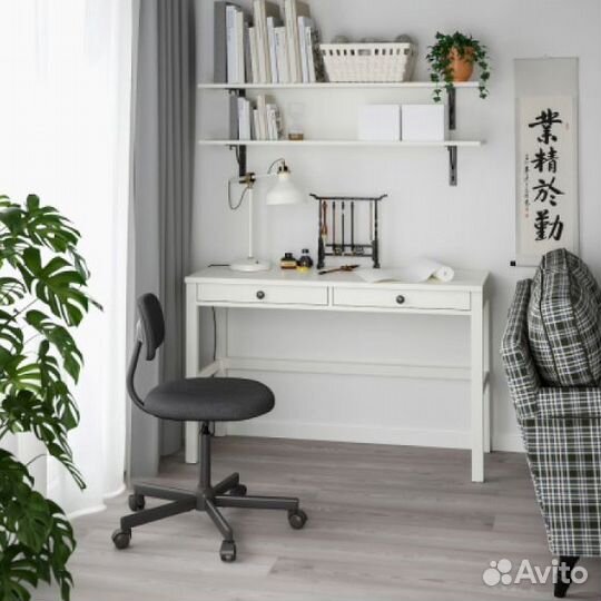 Стол с 2 ящиками Кантри 02, (икеа хемнэс) 120x47см