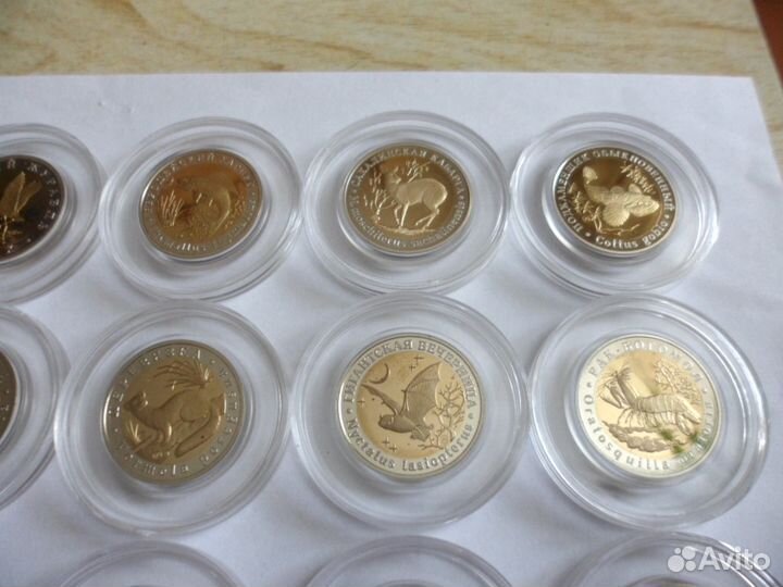 Набор 19 жетонов - 5 червонцев 2013 - 2017