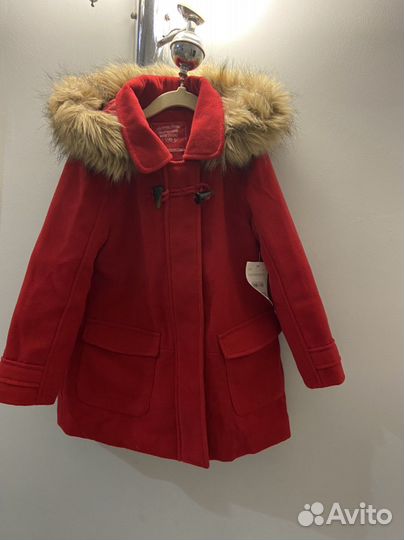 Пальто для девочки 110 размер