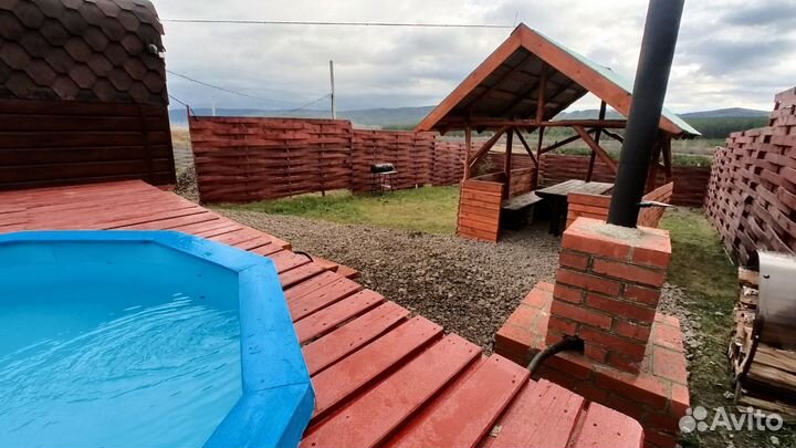 Баня сауна с бассейном