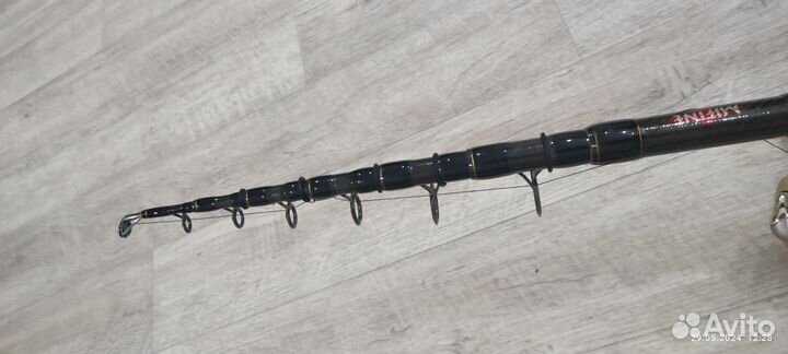 Карповое карбоновое удилище в сборе