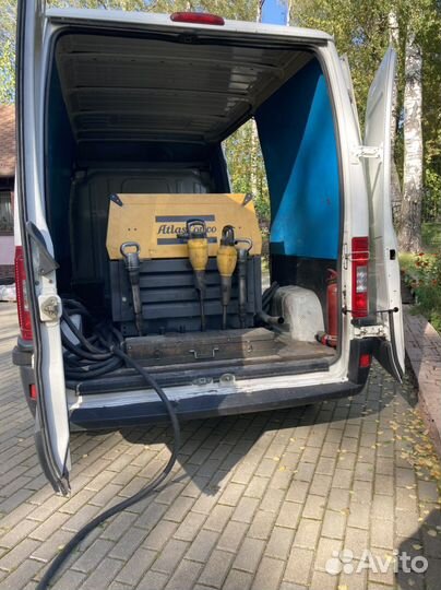 Аренда компрессора с отбойными молотками. Продувка