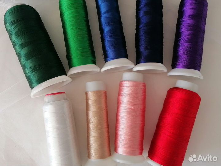 Нитки шёлковые для вышивки. Нитки Doli