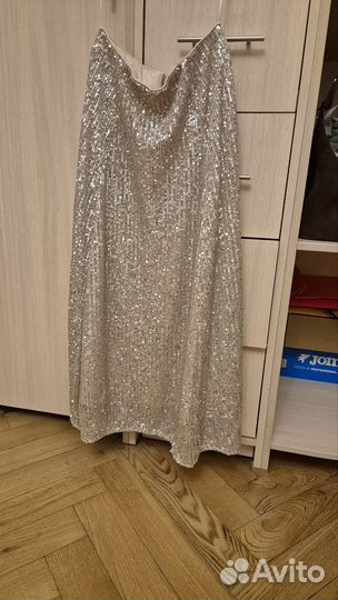 Юбка с пайетками 42 размер