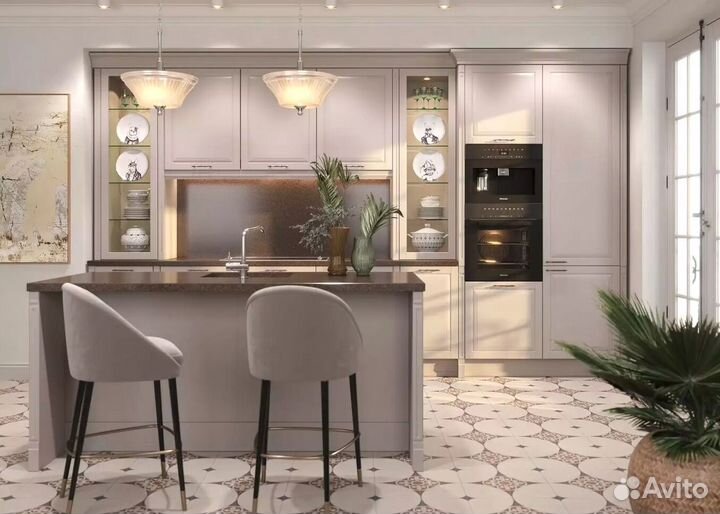 Кухня под потолок в новостройку