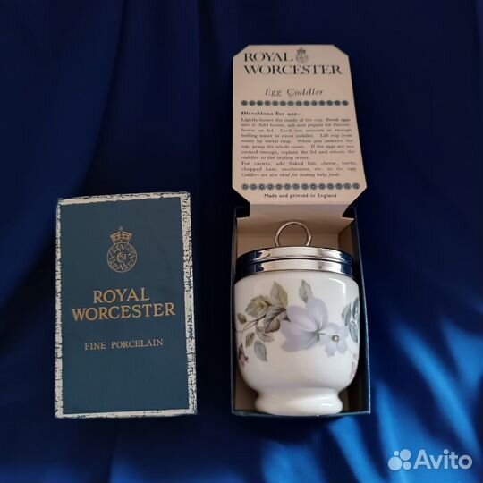 Royal Worcester Англия Кодлер на 2 яйца в коробке