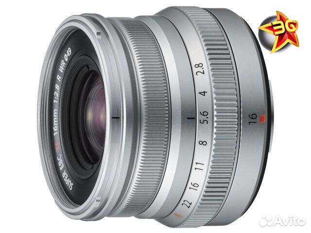 Объектив Fujifilm Fujinon XF 16mm f/2.8R WR Silver