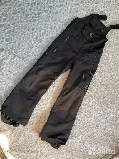 Сноубордические штаны(полукомбинезон) M DC
