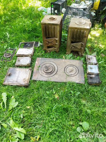 Печь буржуйка чугунная