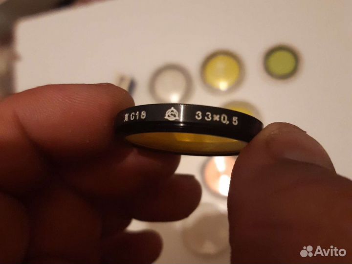 Свето фильтры для фотоапппаратоа времён СССР